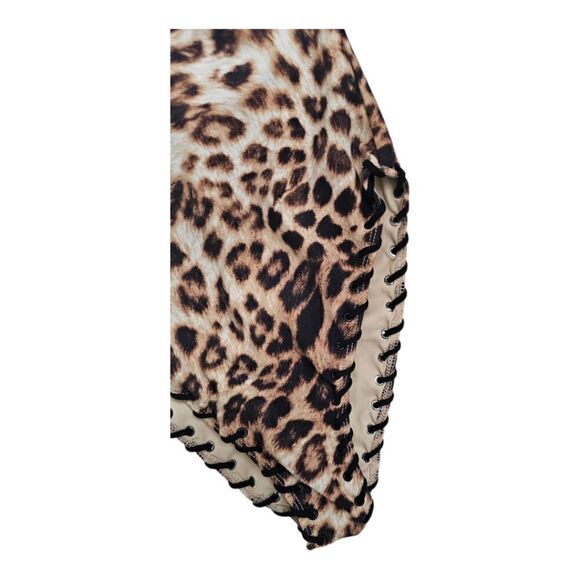 GOOD AMERICAN Whip Stitch Compression One-Piece Swimsuit - Size Small - Picture 8 of 9